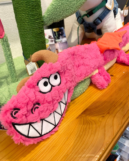 Crinkle Dragon Dog Toy/サウンドペーパー ドラゴン