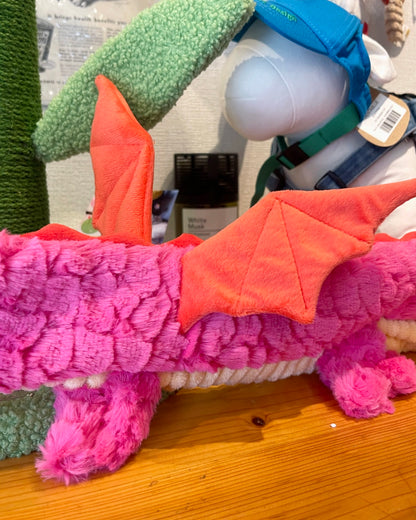 Crinkle Dragon Dog Toy/サウンドペーパー ドラゴン