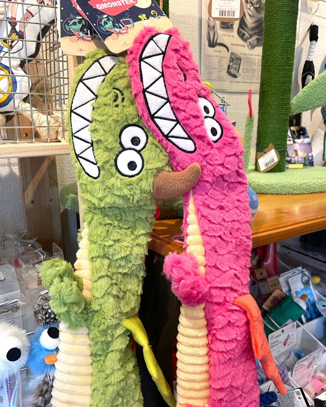 Crinkle Dragon Dog Toy/サウンドペーパー ドラゴン