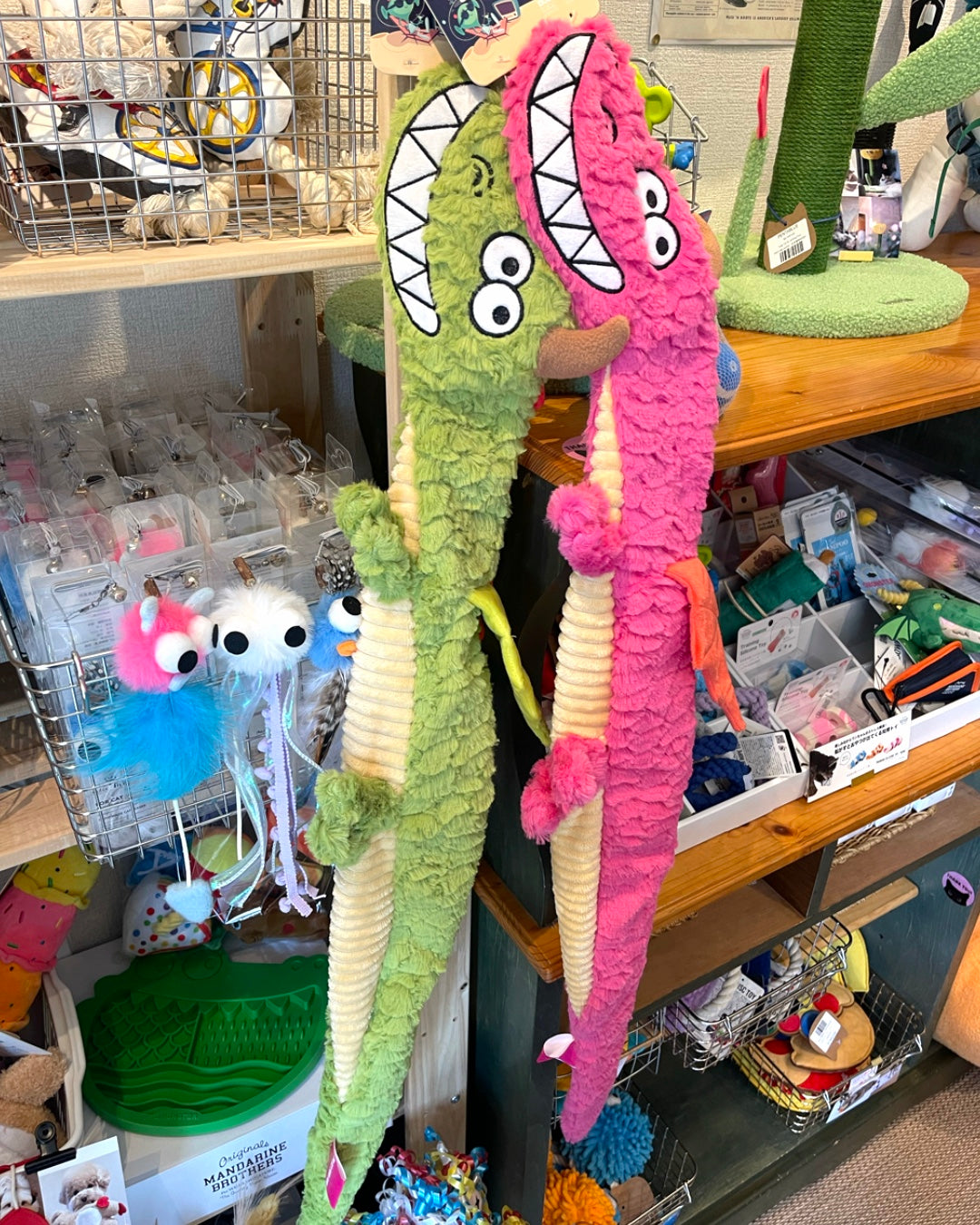 Crinkle Dragon Dog Toy/サウンドペーパー ドラゴン