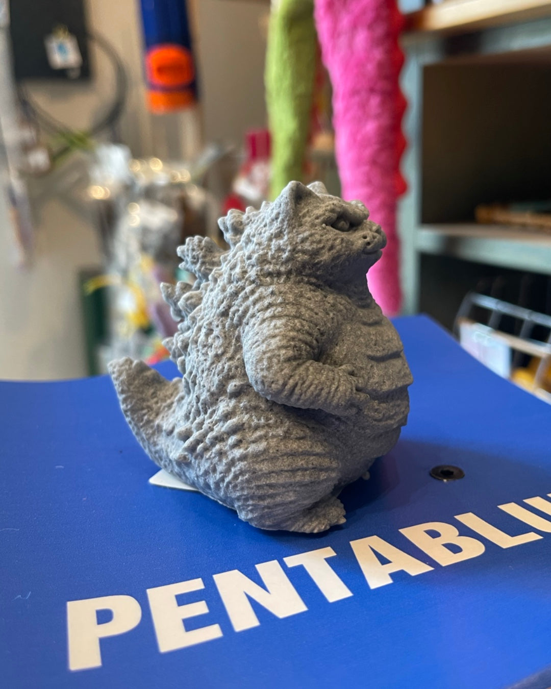 Mini Godzilla Cat Zen Ornament/猫斯拉 ミニオブジェ 置物