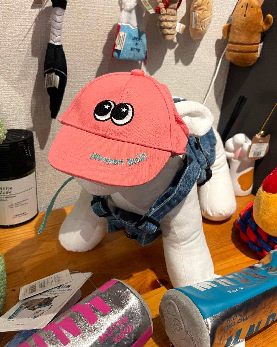Playful Eyes Pet Baseball Cap/ペット用ベースボールキャップ