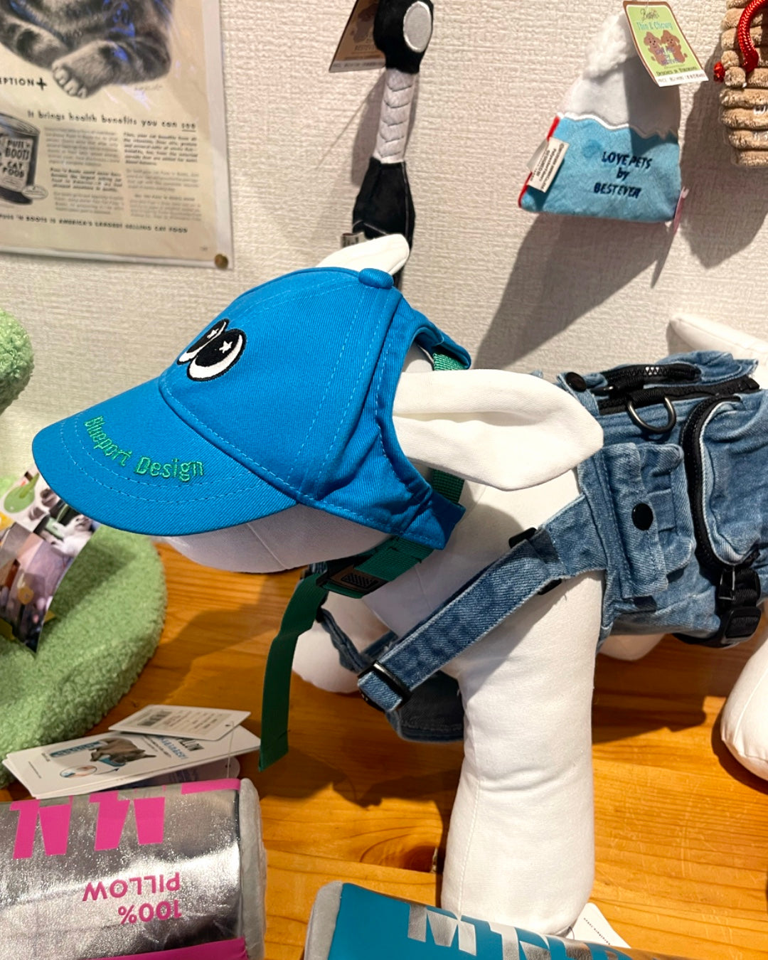 Playful Eyes Pet Baseball Cap/ペット用ベースボールキャップ