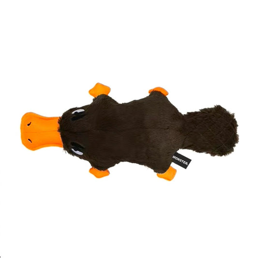 Squeaky Platypus Soft Plush Dog Toy / もふもふカモノハシ スクイーカー入り ドッグトイ