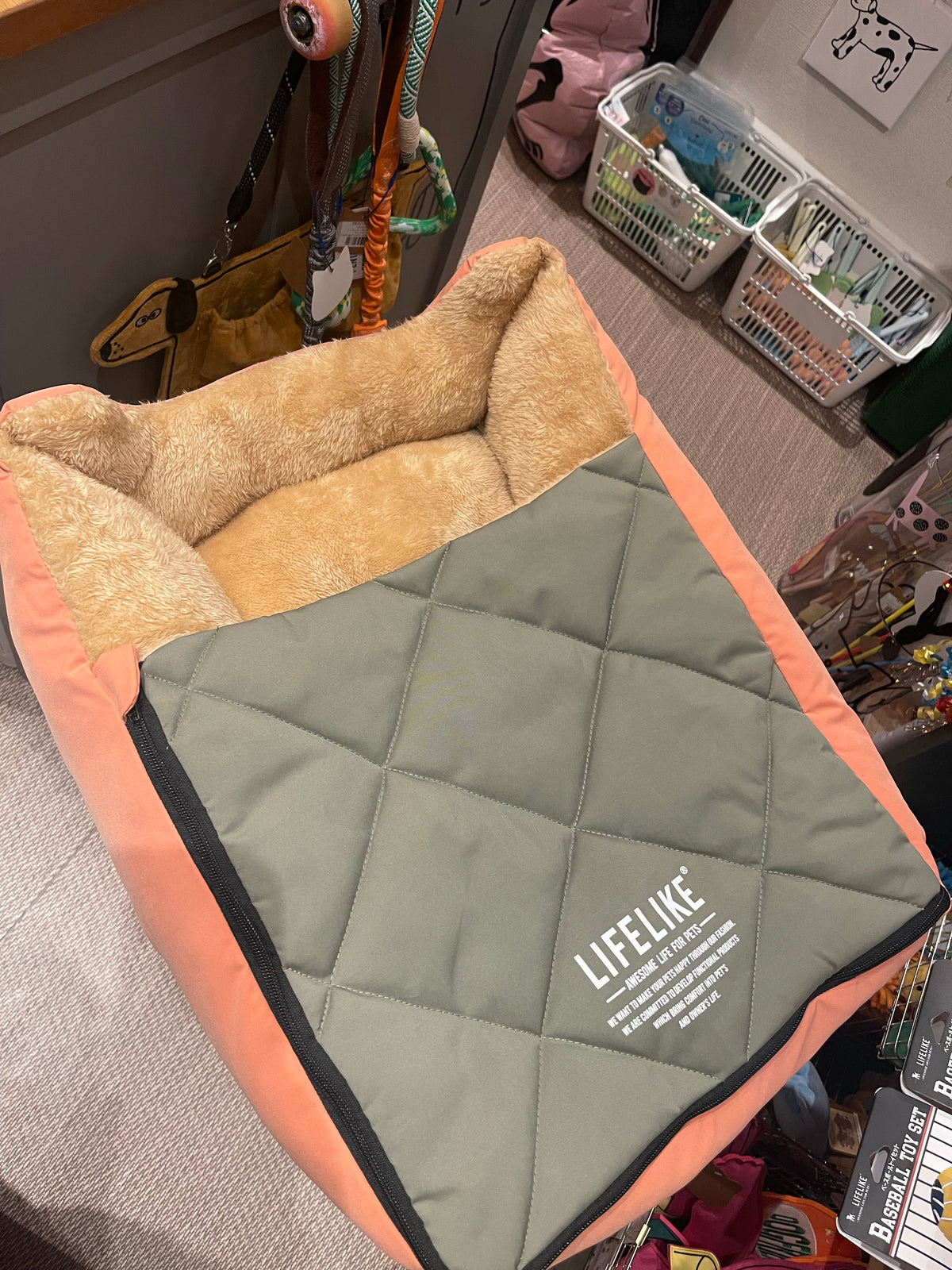LIFELIKE Puzzle Color Sleeping Bag Bed / LIFELIKE パズルカラーシュラフベッド