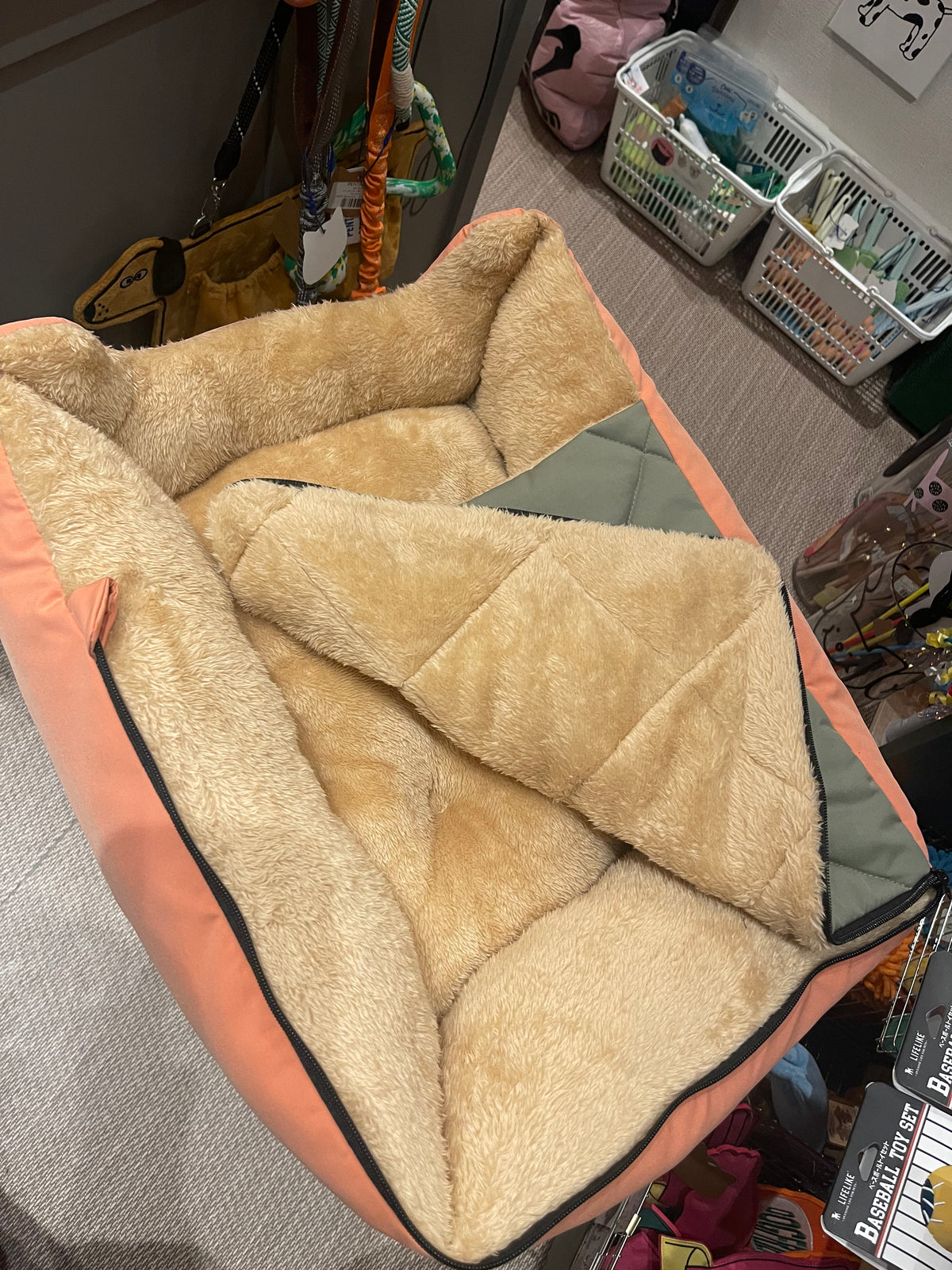 LIFELIKE Puzzle Color Sleeping Bag Bed / LIFELIKE パズルカラーシュラフベッド