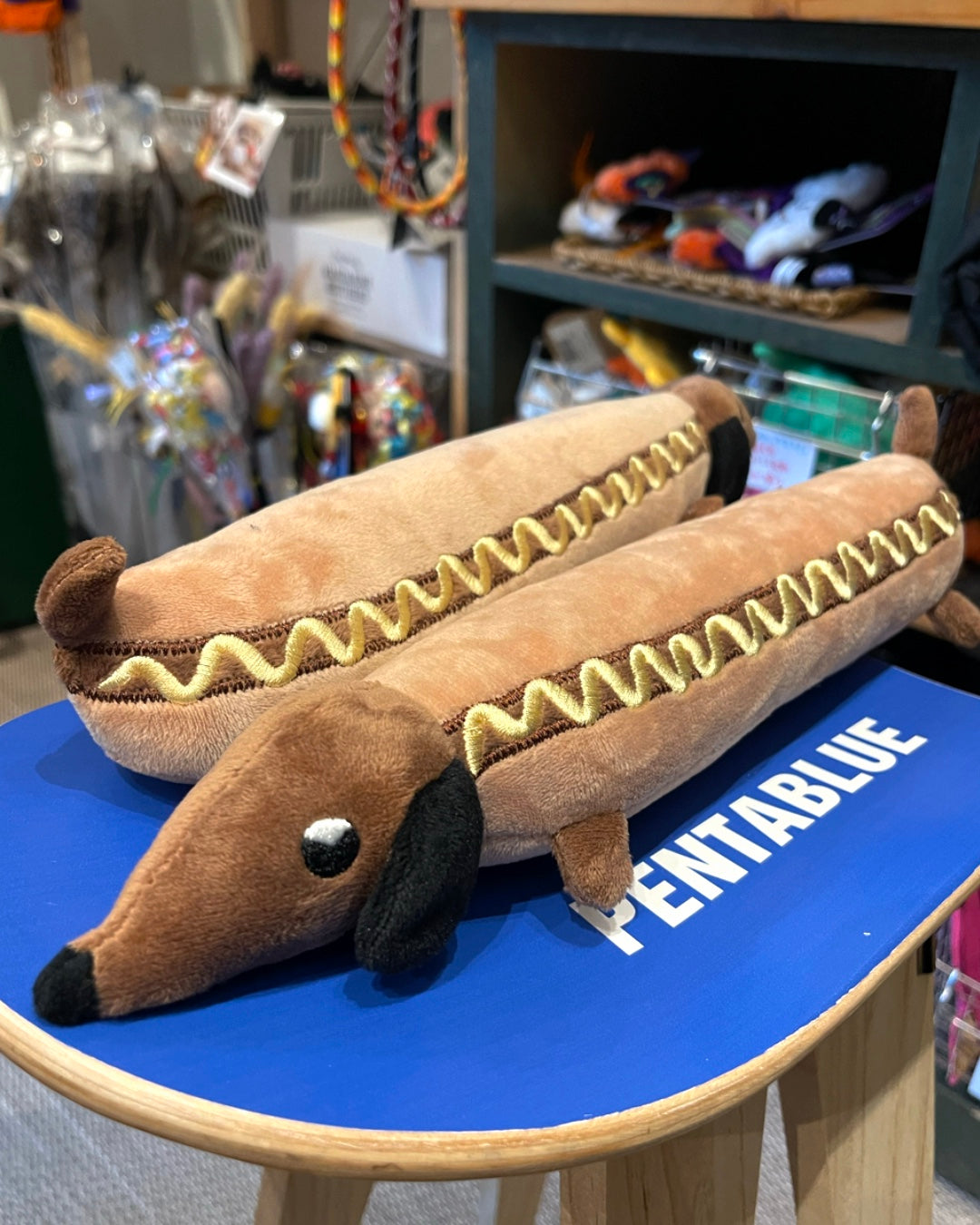 Dachshund Hot Dog Plush Toy / ダックスフンド ホットドッグトイ