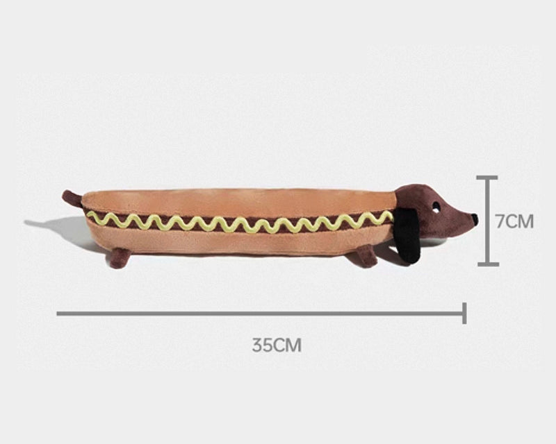 Dachshund Hot Dog Plush Toy / ダックスフンド ホットドッグトイ