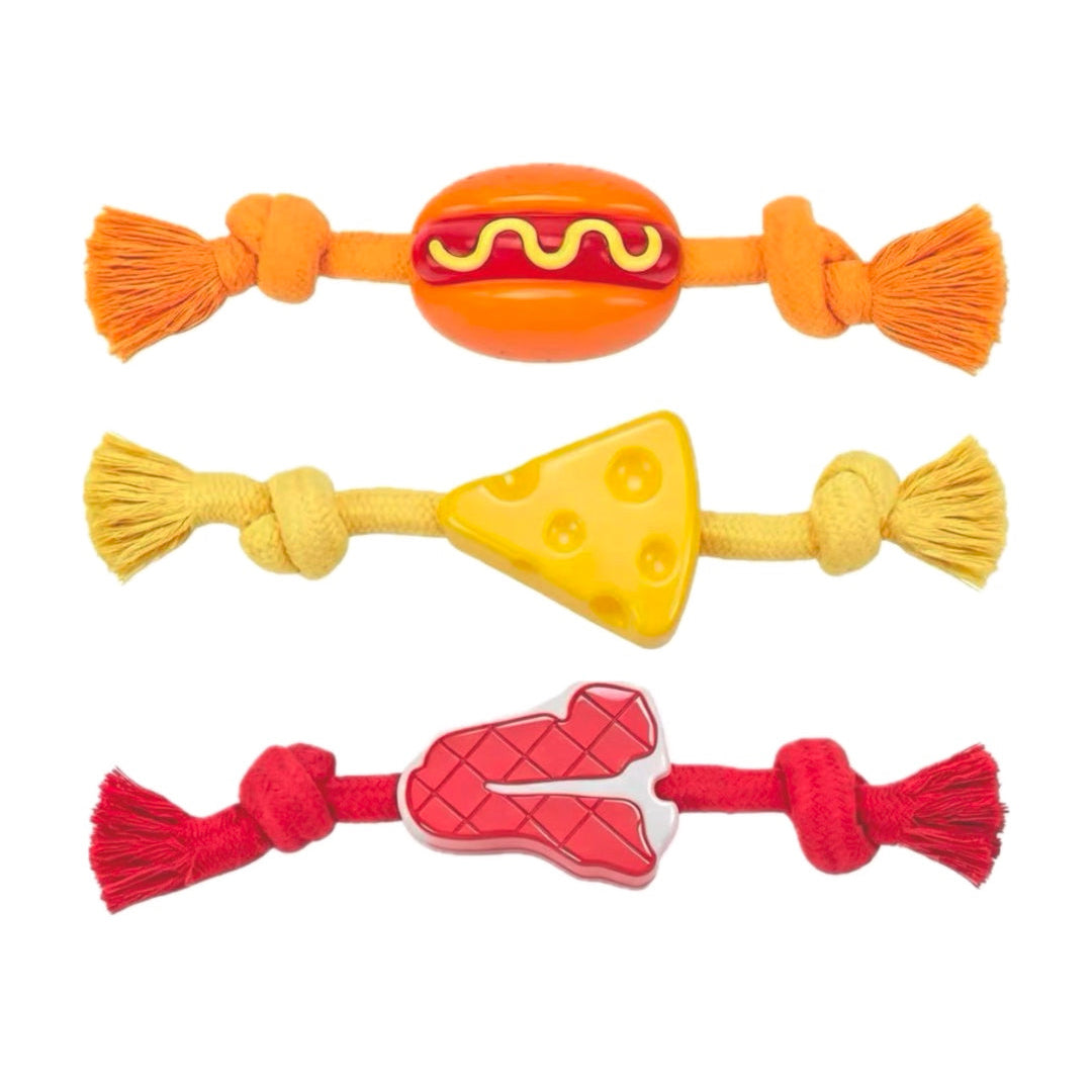 Food Rope Chew Toy / フードモチーフ ロープトイ