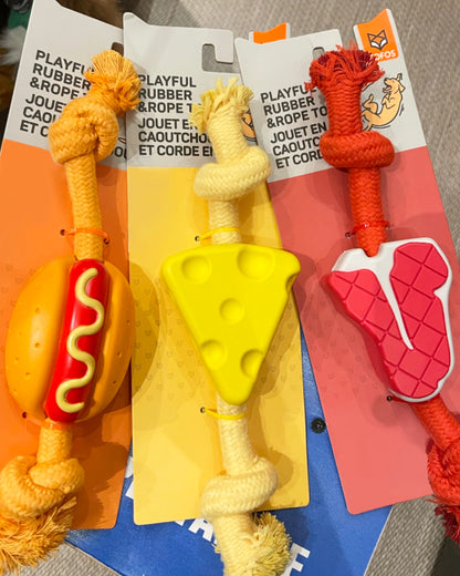 Food Rope Chew Toy / フードモチーフ ロープトイ