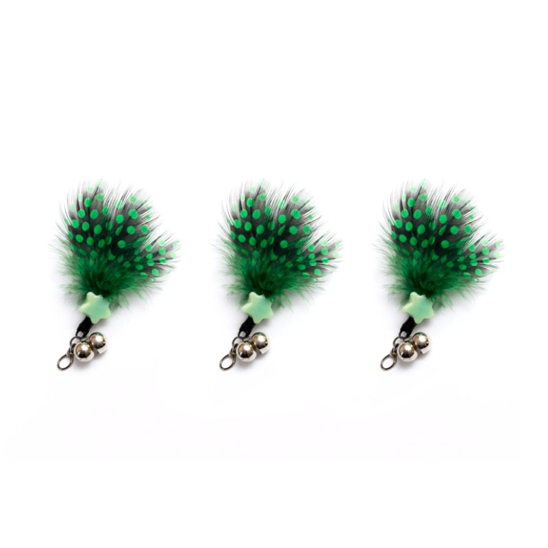 Feather Fantasy Cat Teaser Head Set/フェザーファンタジーじゃらし交換用ヘッド