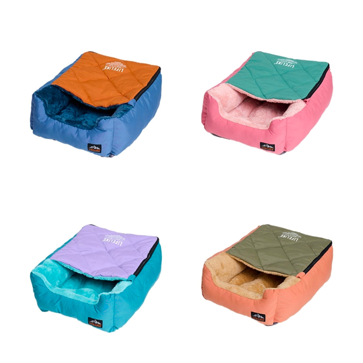 LIFELIKE Puzzle Color Sleeping Bag Bed / LIFELIKE パズルカラーシュラフベッド