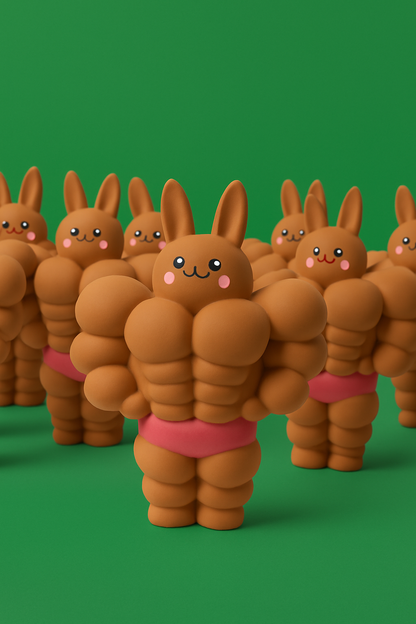 PUPSOOH “Buff Bunny” Latex Dog Toy / 小犬計画「バフバニー」ラテックスドッグトイ